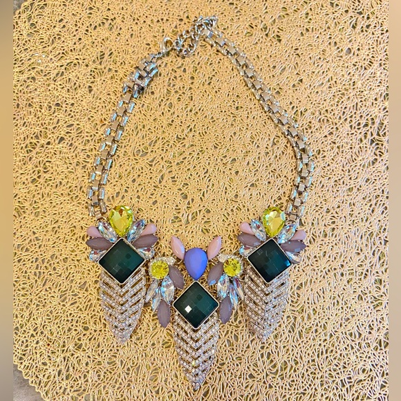 Silver Statement Necklace - Picture 1 of 3